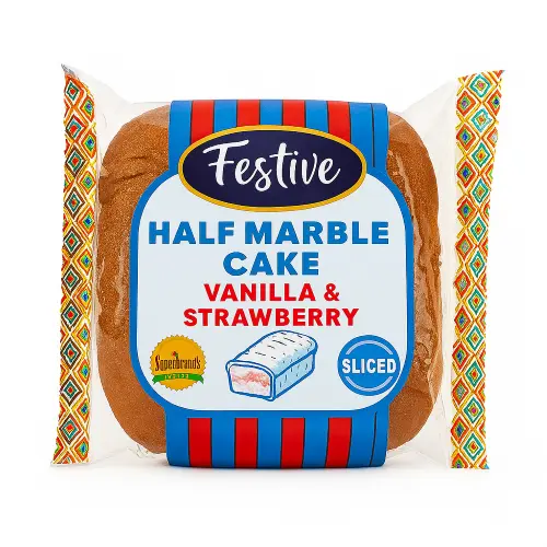 Festive Vanilla Strawberry Half Poundcake 200G